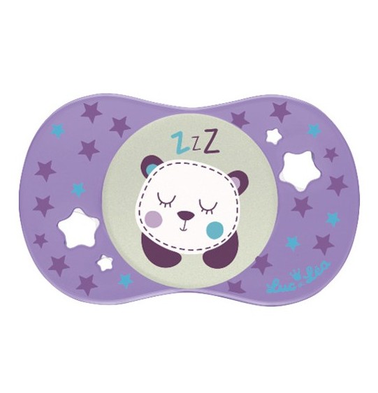 Luc et Lea Sucette 6m+ Nuit Ours